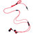 爱易思丽音系列3.5接口全能耳机EM10(红)第5张高清大图