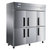 星星（XINGX）BCD-1300E 1300L 商用六门厨房冰箱 立式双温冰柜 不锈钢冷藏冷冻柜  饭店酒店冷柜 不锈钢第2张高清大图