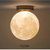 乐米月球系列高科技3D打印创意吸顶灯-150第4张高清大图