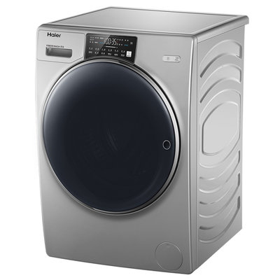 海尔(Haier) FAW10HD996LSU1 10公斤  滚筒洗衣机 免熨级护衣 圣多斯银