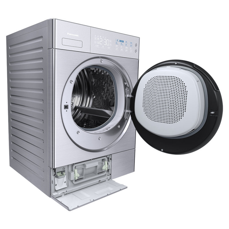 松下panasonic9公斤纳诺怡护理祛味除菌除螨防过敏蓬松除皱热泵式烘干