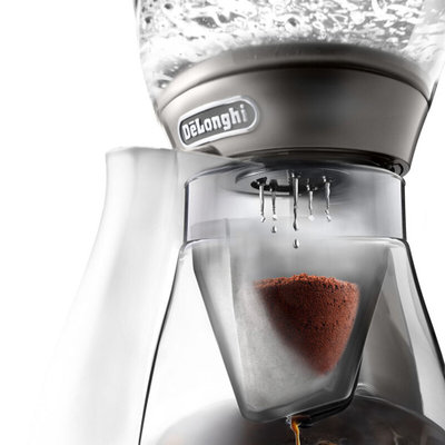德龙（Delonghi）咖啡机 全自动滴滤手冲二合一咖啡机 可保温大容量玻璃手冲壶 ICM17210