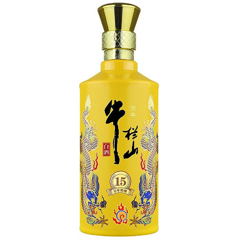 国美自营牛栏山42度百年特酿15年浓香型白酒500ml