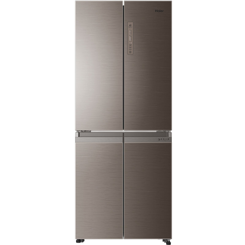 海尔haierbcd403wdgr403升十字门冰箱干湿分储金棕