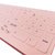 Double Shell 卫生键盘有线防尘防水超薄静音减噪定时提醒多模 粉红色第6张高清大图