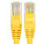 酷比客(L-CUBIC) LCN5RUYW12 超五类非屏蔽 百兆网线 12.00 米/根 (计价单位：根) 黄色第3张高清大图