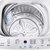 TCL 6公斤 全自动波轮小型洗衣机 一键脱水 10种洗涤程序 洗衣机小型便捷（亮灰色）XQB60-21CSP第7张高清大图