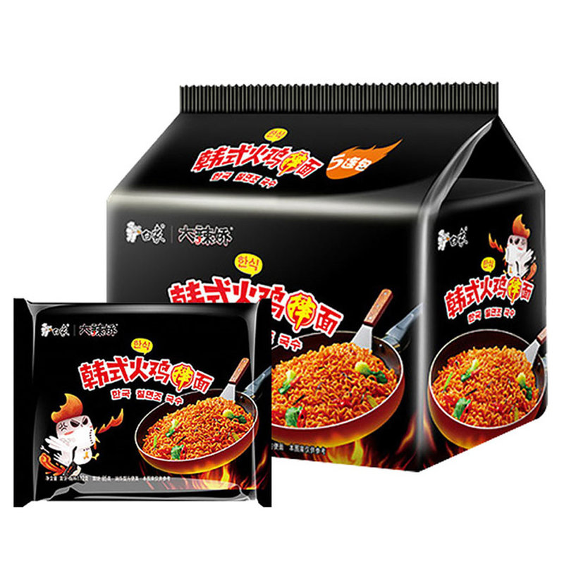 白象韩式火鸡拌面112g5辣爽鲜香辣中带甜