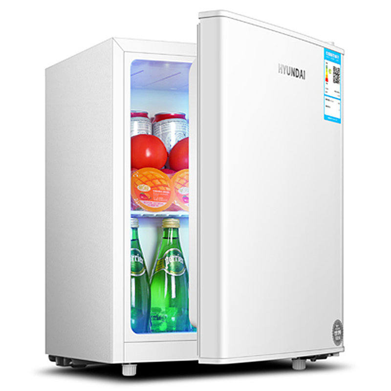 韩国现代hyundai48e冰箱小型单门迷你小冰箱家用冷藏微冷冻便携宿舍不