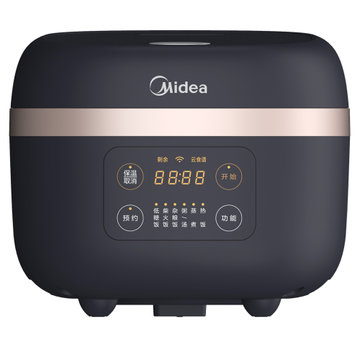 美的(Midea) 低糖养生电饭煲 IH立体加热 微压焖香 4L沥糖智能电饭锅 MB-40LS10