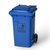 白云清洁(BAIYUN CLEANING) AF07322 加强型垃圾桶 240L(计价单位 个)蓝绿灰随机第3张高清大图