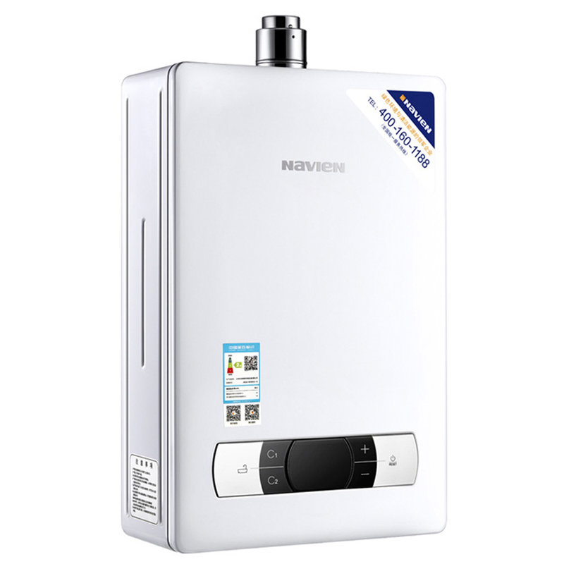 庆东纳碧安jsq26ngw560c13i白色燃气热水器二级能效强排式热水器