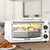 美菱（MELING)家用电器多功能迷你型小电烤箱专业烘焙烘烤蛋糕面包电烤箱MO-TLC1005白第7张高清大图
