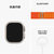 Apple Watch Ultra (GPS + 蜂窝网络) MQFJ3CH/A 49毫米钛金属表壳+橙色高山回环式表带第7张高清大图