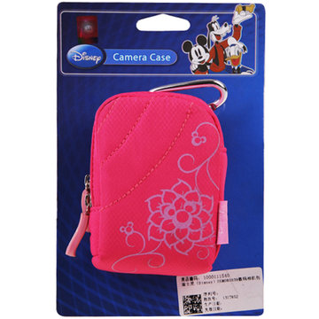 迪士尼（Disney）DSM080939数码包（玫红色）（适用于各种小型卡片机，也可以装零钱！材料耐磨、防泼水、防尘易擦洗！)