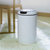 EKO 9255 智能垃圾桶 白色 9L 不锈钢免脚踏客厅房间自动翻盖 智能感应垃圾桶第5张高清大图