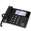 得力录音电话机799办公家用来电显示附赠4G内存卡黑