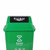 敏胤 MYL-7760 60L 厨余垃圾 新国标翻盖 分类垃圾桶 (计价单位：个) 绿色第3张高清大图