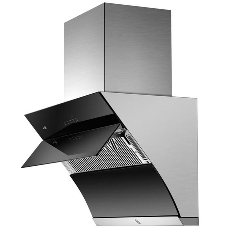 华帝vatti烟灶套餐cxw240j657bzjztb8407b侧吸烟机黑燃气灶黑