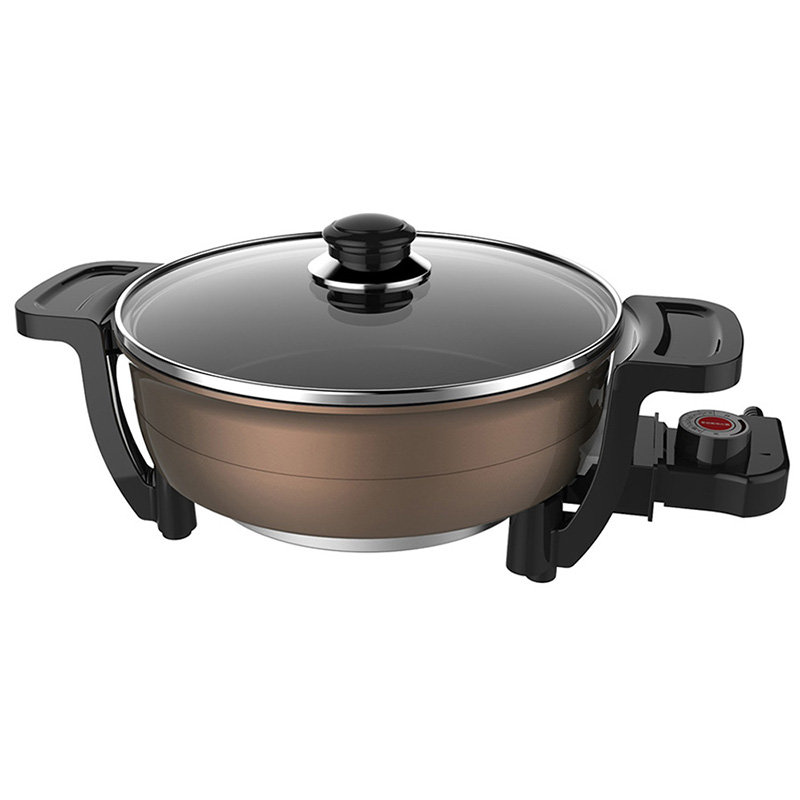 九阳joyoung电火锅多功能家用3升l电热锅电炖锅jk30h06棕色