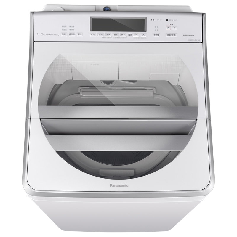 松下panasonic11kg波轮洗衣机洗烘一体纳诺怡温水泡沫净除菌除螨除味