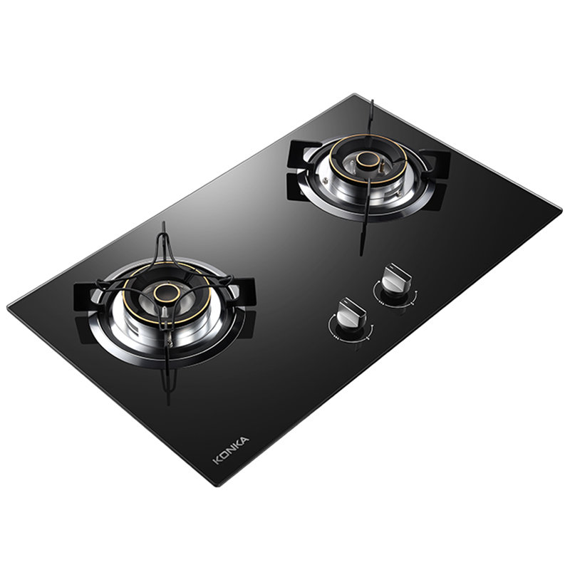 5kw大火力燃气灶台嵌两用双灶加宽底壳全进风 熄火/童锁保护一级能效
