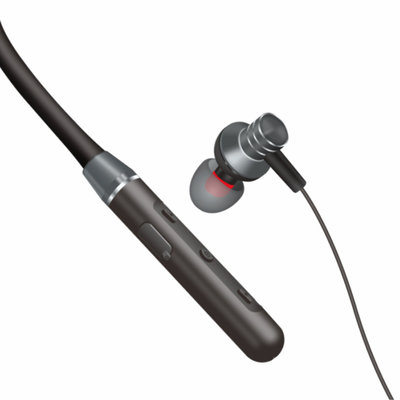 铁达信挂脖式运动蓝牙耳机蓝牙5.0磁吸设计优质大振膜立体声道/黑色
