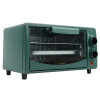 华帝多功能电烤箱 多段温控 上下双烤管体积小 12L容量 YC-KXF12 墨绿色