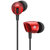 漫步者（EDIFIER）H235P耳机入耳式 有线重低音 带麦音乐耳机华为苹果通用线控耳麦运动耳机 红第2张高清大图