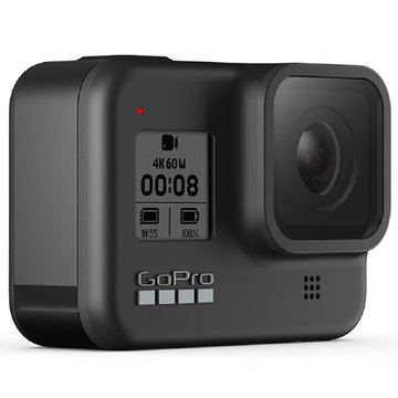 GoPro HERO8 Black黑色 运动摄像机vlog 4K户外水下潜水直播 HyperSmooth坚固耐用+防水