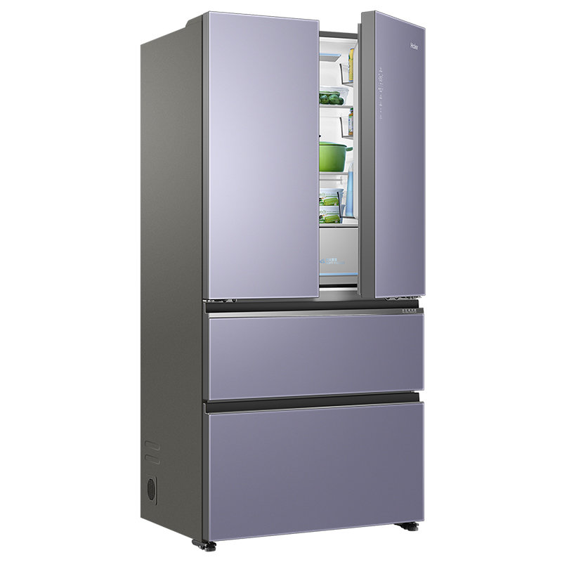 海尔haier460升法式四门冰箱0厘米嵌入全空间保鲜bcd460wghfd14nzu1