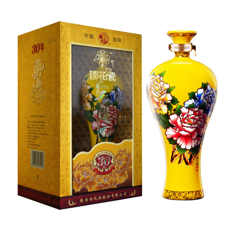 国美自营国花瓷西凤酒30年500ml
