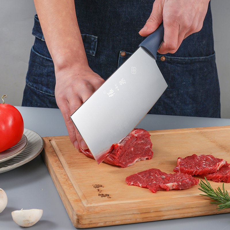 张小泉鸟巢系列斩切刀30cr13不锈钢锋利耐用易于清洗d12831200