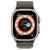 Apple Watch Ultra (GPS + 蜂窝网络) MQF93CH/A 49毫米钛金属表壳+绿色高山回环式表带第2张高清大图