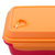 甜厨（TenCook） 940ml彩色系列抽真空保鲜盒 饭盒便当盒 微波炉冰箱可用 橙黄+桃红 无分隔 TCVSB01105第5张高清大图