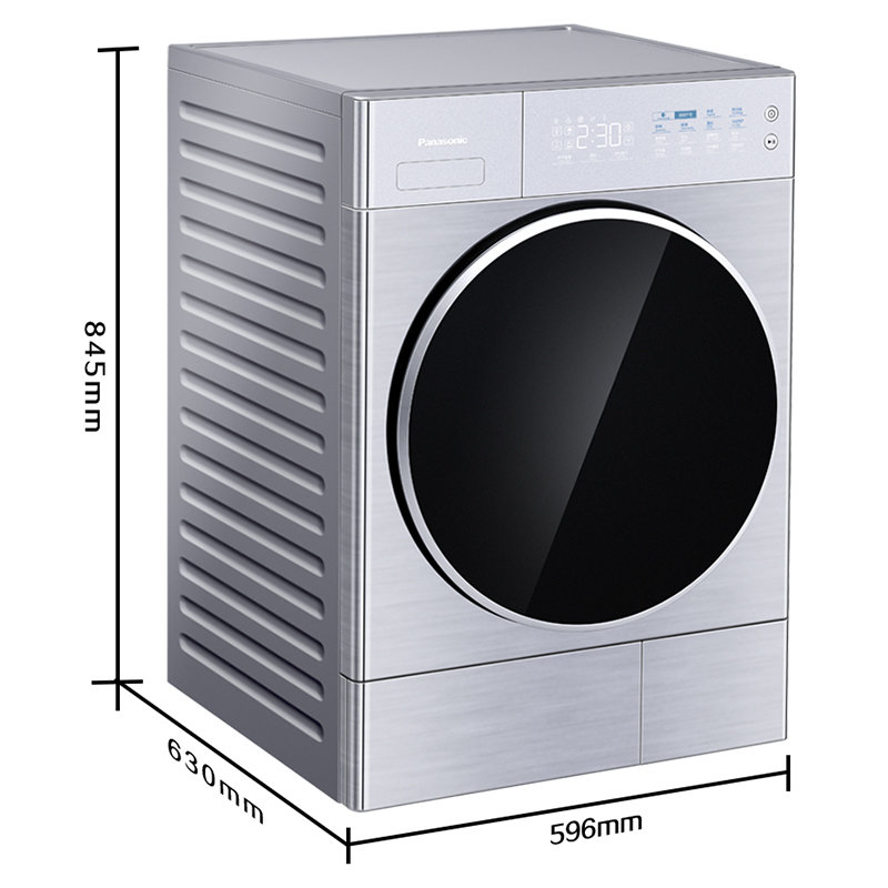 松下panasonic9公斤纳诺怡护理祛味除菌除螨防过敏蓬松除皱热泵式烘干