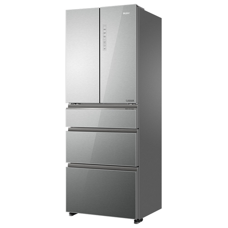 海尔haier426升五门全空间保鲜冰箱母婴功能bcd426wdcnu1圣多斯银