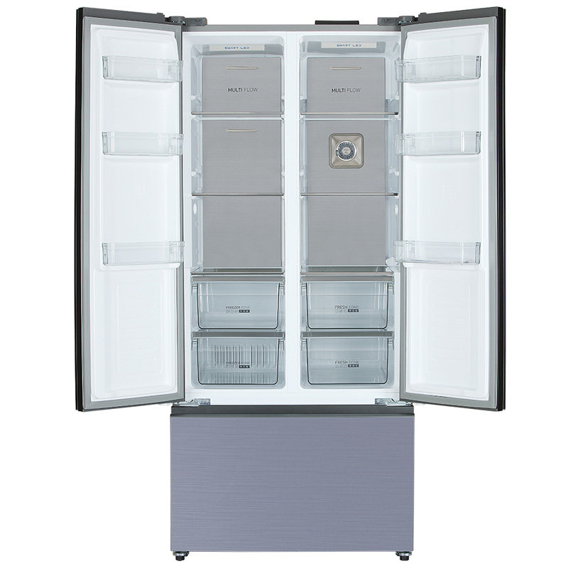 国美冰箱bcdgm501wjbp美式冰箱变频1级银离子杀菌幻银