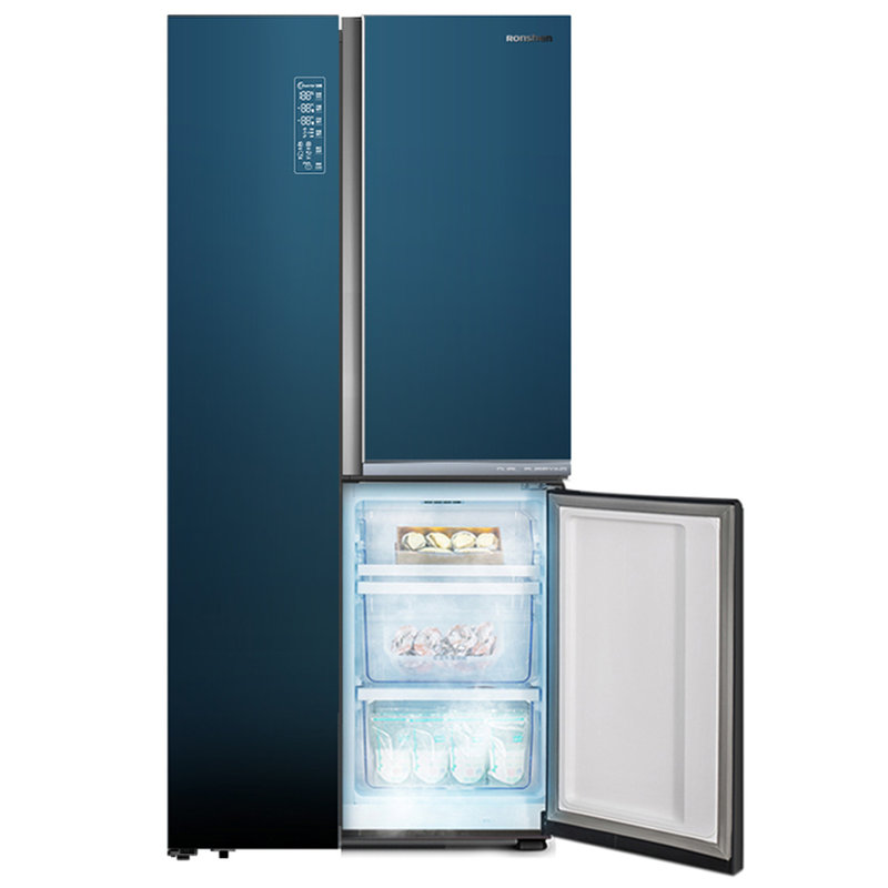 容声roonshen603升多门冰箱冷冻冷藏双净化bcd603wks1hpg星蓝锦