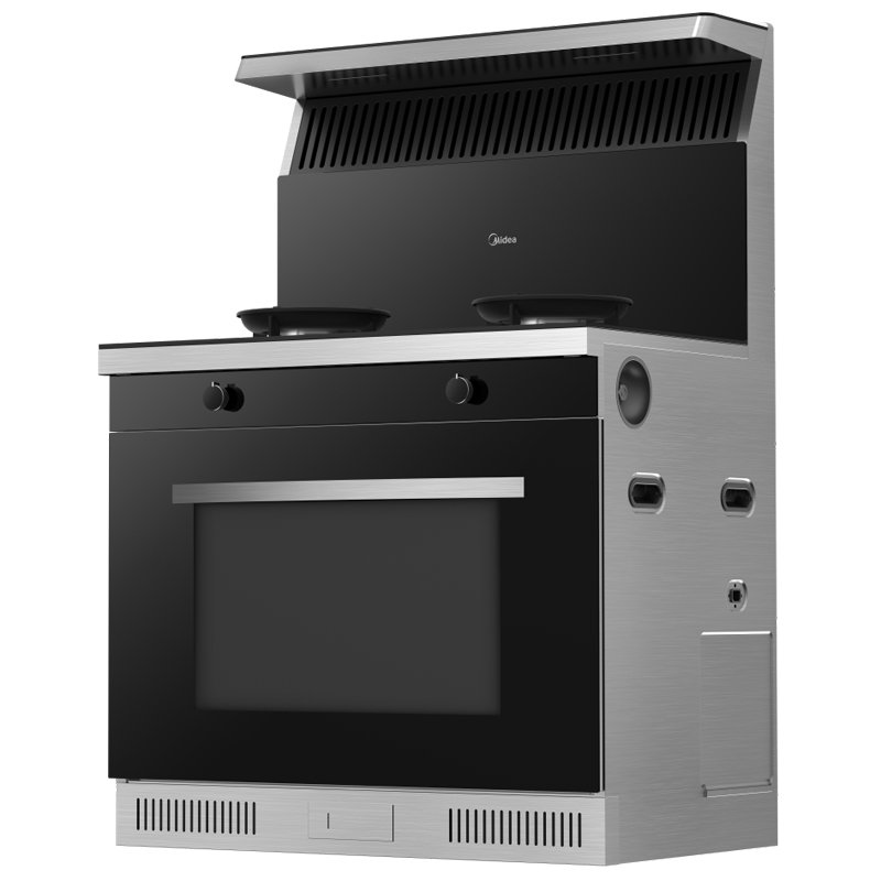 美的集成灶jjzyx11不锈钢黑色