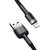倍思（BASEUS）苹果数据线 手机充电器线USB电源线支持iphoneX/8/5/6s/7Plus/ipad 深空灰壳+黑色线2m1.5A第4张高清大图