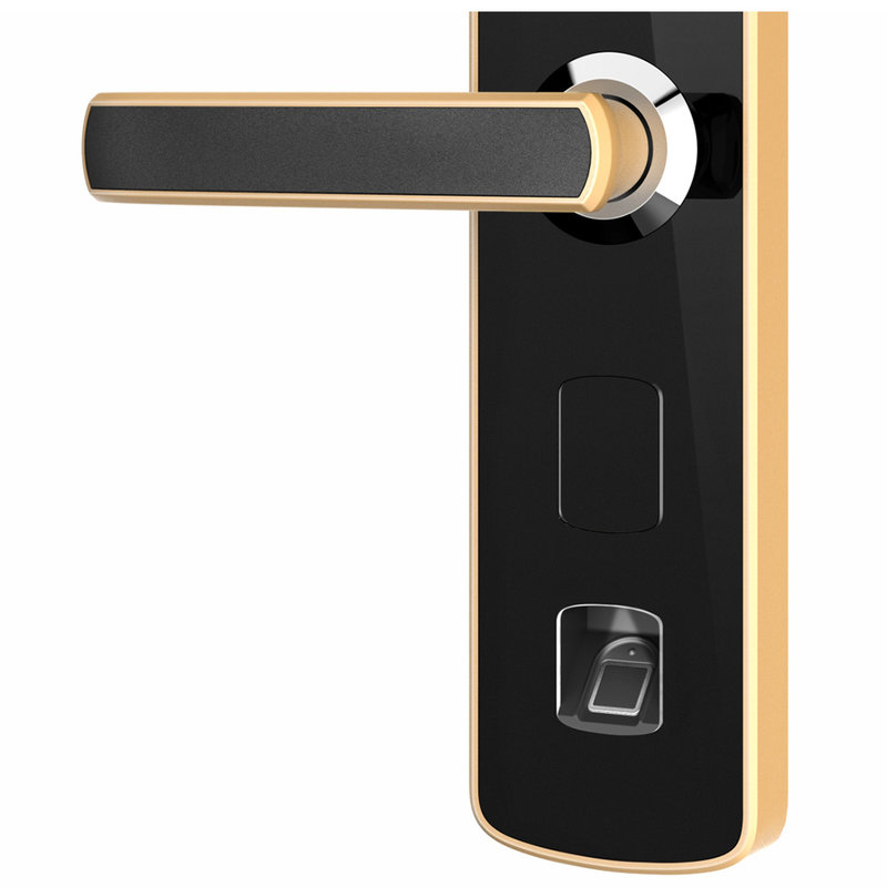 亚太天能tenonv3d智能门锁香槟金5种开锁方式usb应急电源超b级锁芯