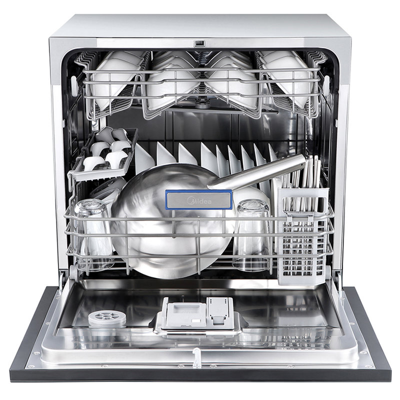 美的mideah3plus台式洗碗机热风烘干